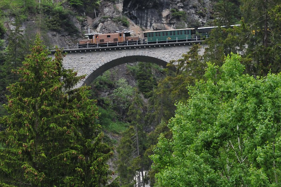 2019.06.11 RhB Ge 6-6 I 414 Albulabahn Krokodil Bahnfest Bergün (50)